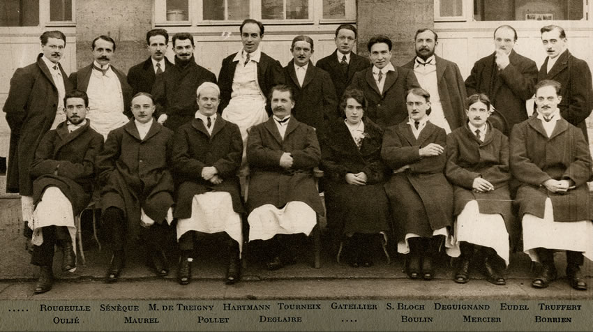 Internes des Hopitaux de Paris Lariboisière 1920