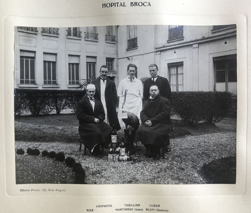 Internes de l'Hopital Broca 1926-1927