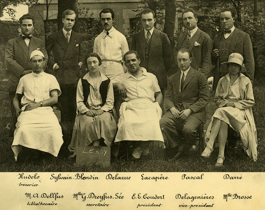 Le comité de l'Internat 1927