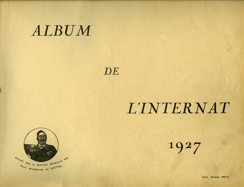 Album de l'Internat des Hopitaux de Paris 1927 page 2