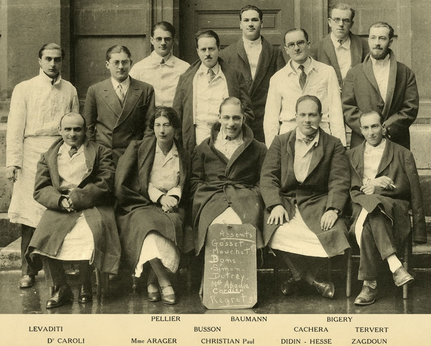 Hopital de l'Hotel Dieu de Paris Internat 1932