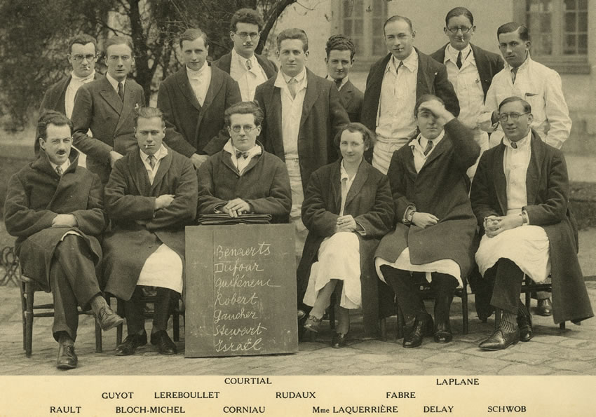 Internat des Hopitaux de Paris, les Internes à l'Hopital Saint Louis 1932