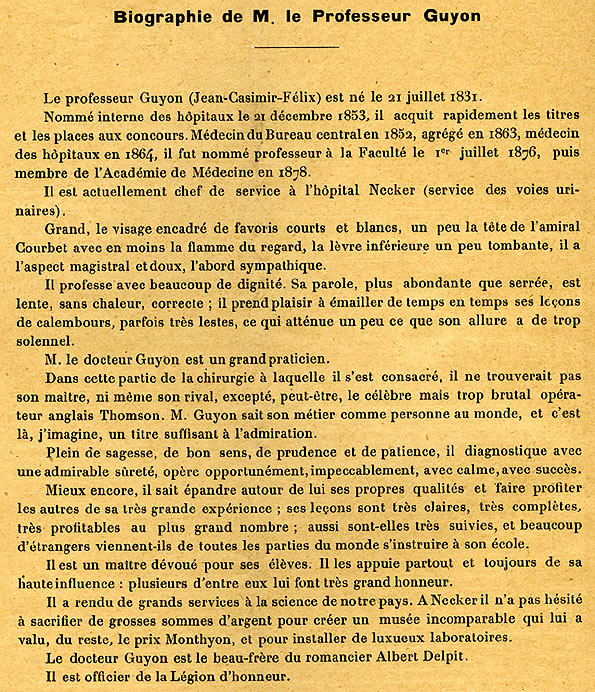 professeur Guyon