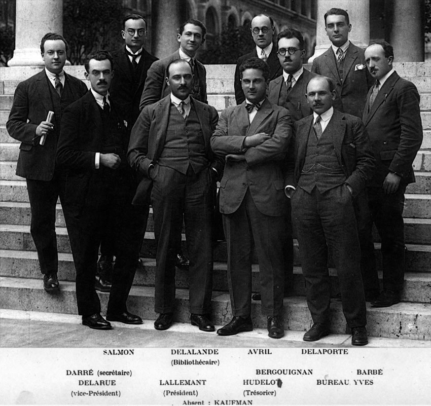 comit&eacute; de l'Internat des Hopitaux de Paris 1928